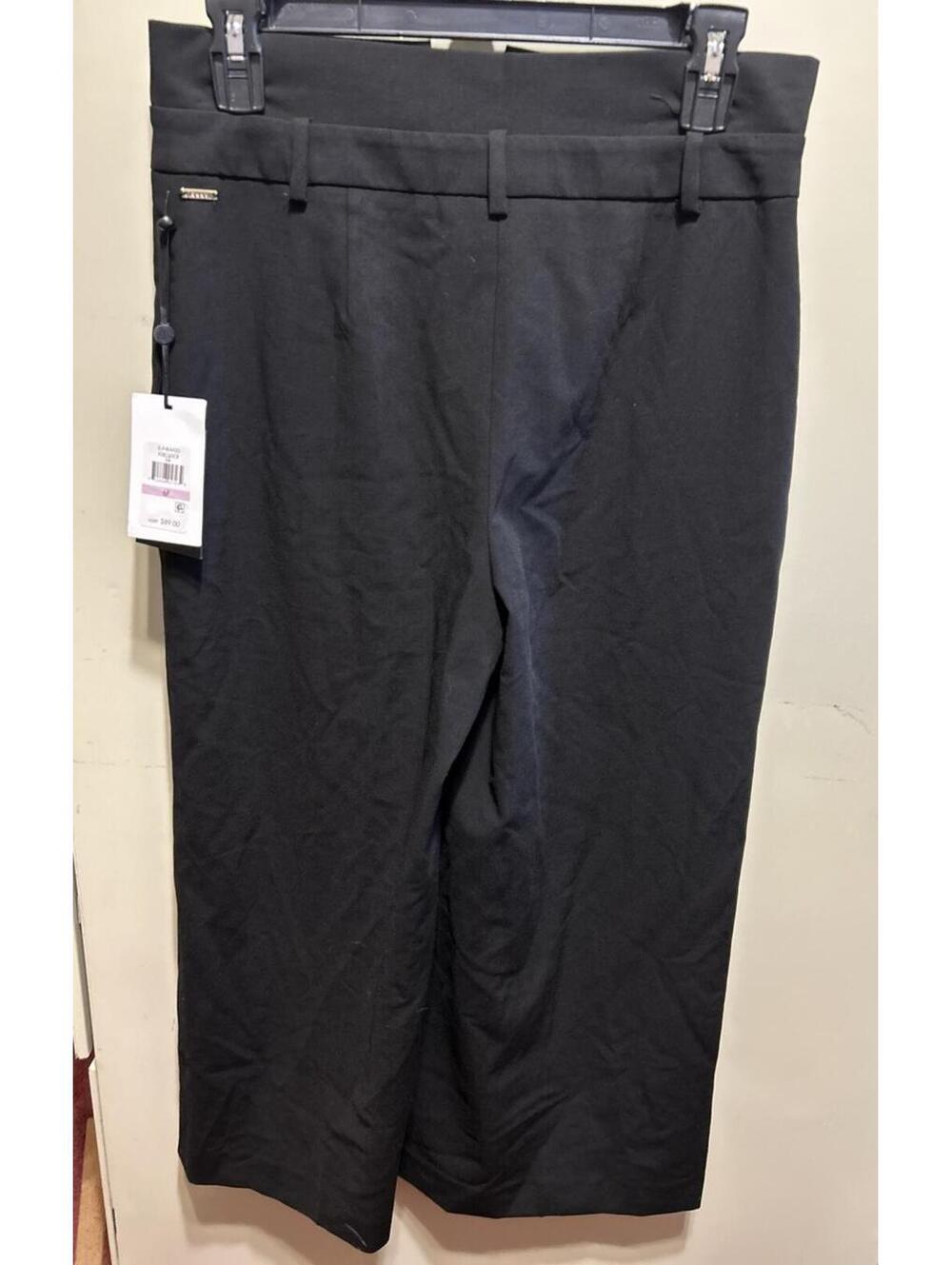 Calvin Klein Black Wide Leg Dress Pants capri back to school